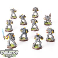 Space Marines - 10x Red Scorpion Tactical Marines -...