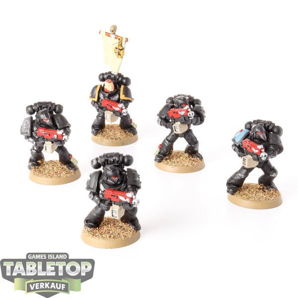 Deathwatch - 5x Veterans - teilweise bemalt