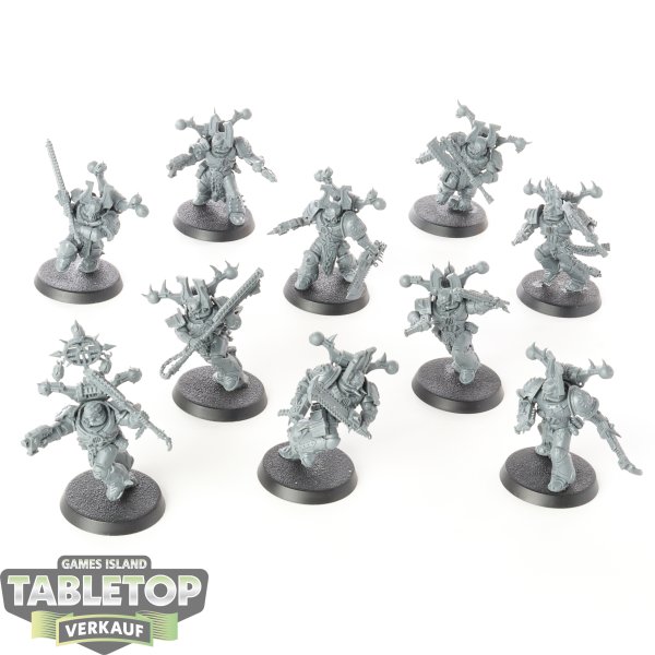 World Eaters - 10 x Khorne Berzerkers - unbemalt