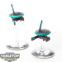 Tau Empire - 2x Tactical Drones - bemalt