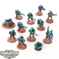 Tau Empire - 10x Fire Warriors - bemalt