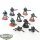 Tau Empire - 9x Fire Warriors - teilweise bemalt