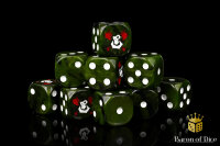 Baron of Dice - Bloody Orcs 16mm Round Corner Dice (25)