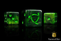 Baron of Dice - Warp Rune 16mm Square Corner Dice (25)