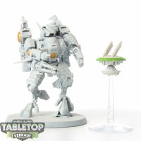 Tau Empire - Commander, 1 Shield Drone - teilweise bemalt