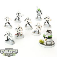 Tau Empire - 8 Fire Warriors Breacher Team, 1 DS8...