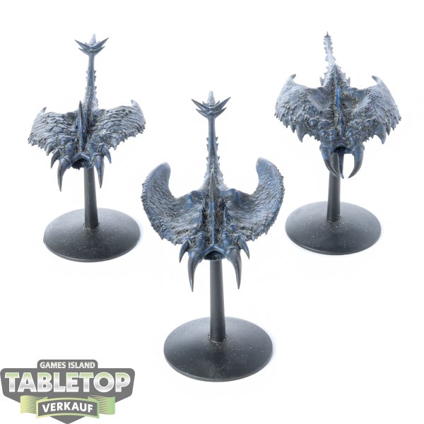 Disciples of Tzeentch - 3x Screamers of Tzeentch - teilweise bemalt