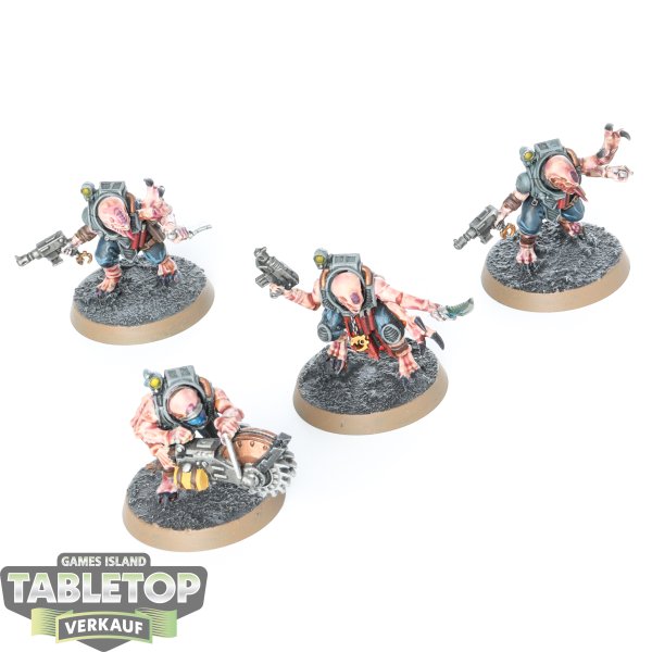 Genestealer Cults - 5 x Acolyte Hybrids - bemalt