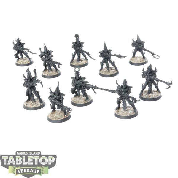 Drukhari - 10 x Kabalite Warriors - grundiert