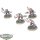 Genestealer Cults - 4 x Acolyte Hybrids - bemalt