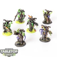 Death Guard - 6 x Plague Marines - bemalt