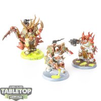 Death Guard - Lord Felthius and 2 x Tainted Cohort - bemalt