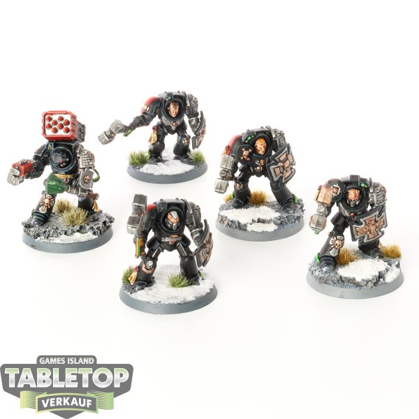 Deathwatch - 5x Terminator Assault Squad - bemalt