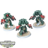 Space Marines - 3 Primaris Aggressors - teilweise bemalt