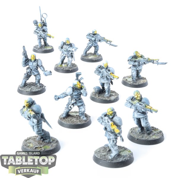 Genestealer Cults - 10x Brood Brothers - teilweise bemalt