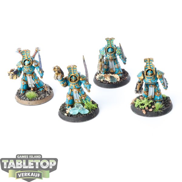 Thousand Sons - 4x Scarab Occult Terminators - bemalt