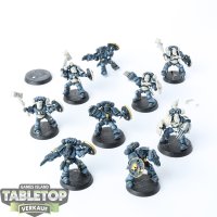 Space Wolves - 9x Thunderwolf Cavalry  - teilweise bemalt