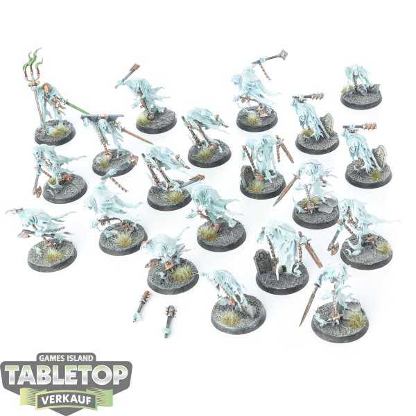 Nighthaunt - 20x Chainrasp Hordes - bemalt