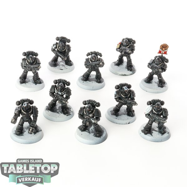 Space Marines - 10x Tactical Marines - bemalt