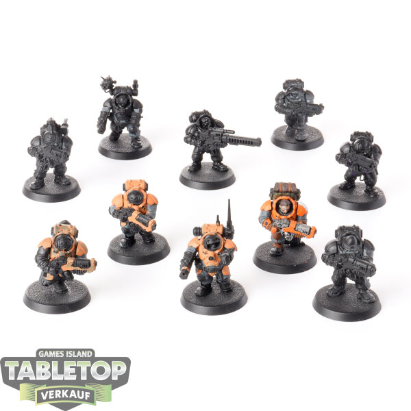 Leagues of Votann - 10 x Hearthkyn Warriors - teilweise bemalt