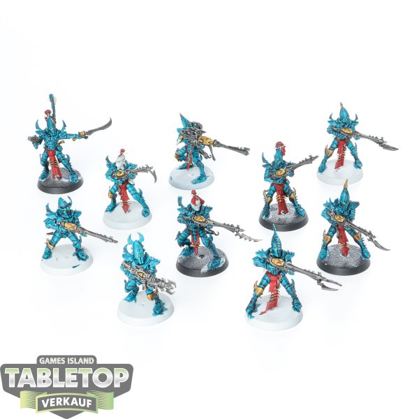 Drukhari - 10x Kabalite Warriors - bemalt