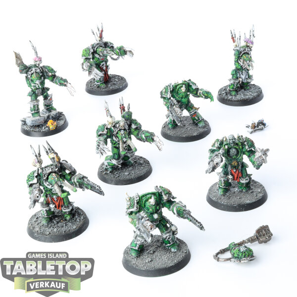 Chaos Space Marines - 8 Chaos Terminators klassisch - bemalt