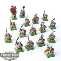 Dwarfen Mountain Holds - 16 Dwarf Warriors  - bemalt