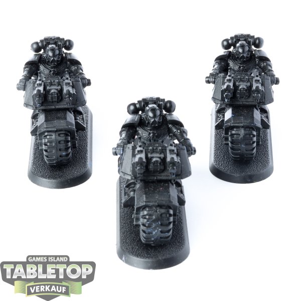 Space Marines - 3 Biker  - grundiert