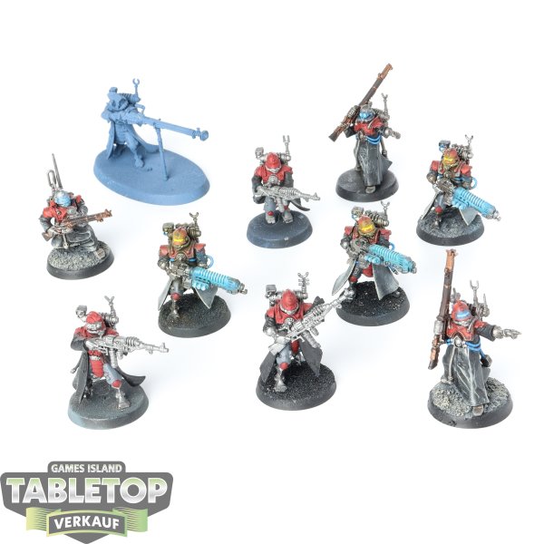 Adeptus Mechanicus - 10 x Skitarii - teilweise bemalt