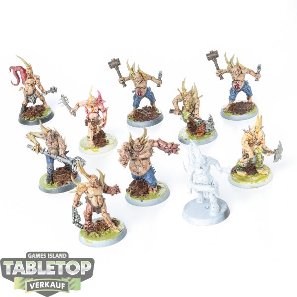 Death Guard - 10 x Poxwalkers - teilweise bemalt