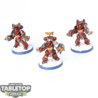 Blood Angels - 3 x Primaris Aggressors - bemalt