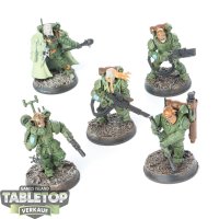 Astra Militarum - 5 Tempestus Scions - bemalt