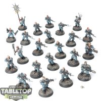 Astra Militarum - 22 Cadian Shock Troops, klassisch - bemalt