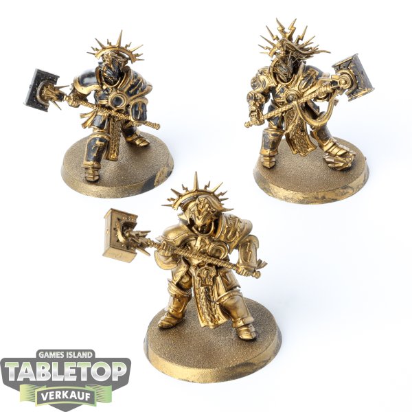 Stormcast Eternals - 3 x Retributors - teilweise bemalt