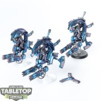 Necrons - 3 x Tomb Blades - bemalt