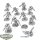 Space Marines - 10 x Assault Intercessors - grundiert