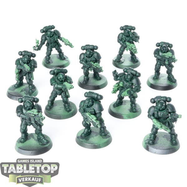 Space Marines - 10 x Primaris Infiltrators - teilweise bemalt