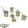 Space Marines - 5 x Scouts with Sniper Rifles klassisch - teilweise bemalt