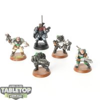 Space Marines - 5 x Scouts klassisch - teilweise bemalt