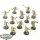 Death Guard - 12x Poxwalkers - teilweise bemalt