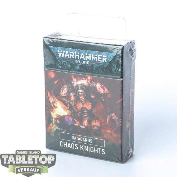 Chaos Knights - Datakarten: 9te Edition - Originalverpackt / Neu