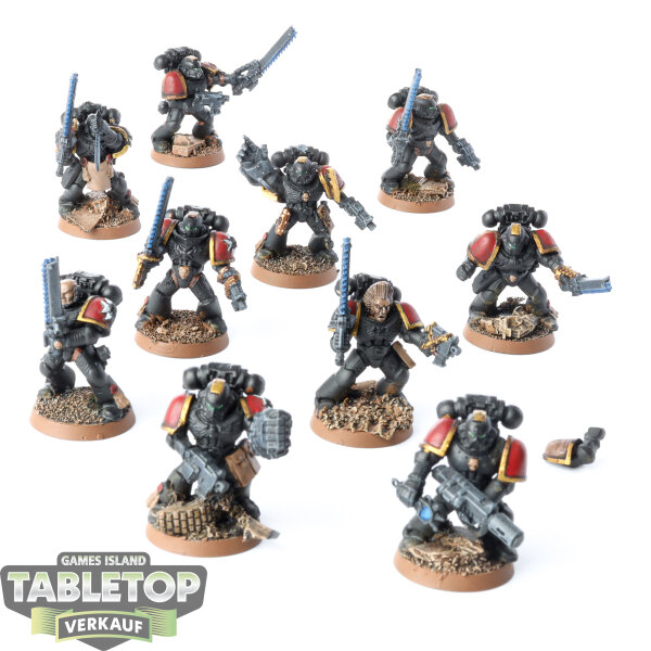 Black Templars - 10 Crusader Squad, klassisch - bemalt