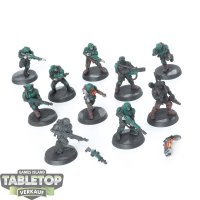 Astra Militarum - 10 x Cadian Shock Troops - teilweise...