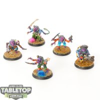 Genestealer Cults - 5 x Acolyte Hybrids - bemalt