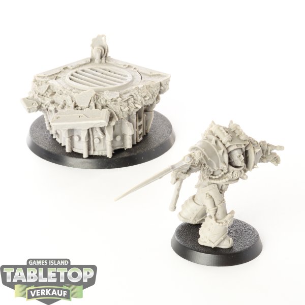 Horus Heresy - Calas Typhon First Captain of the Death Guard - unbemalt