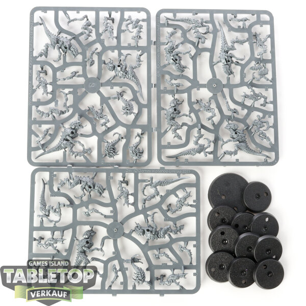 Tyraniden - 10x Termagants & 1x Ripperwarm - im Gussrahmen