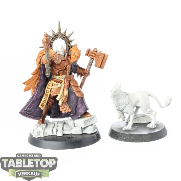 Stormcast Eternals - Lord-Imperatant & Gryph-hound - teilweise bemalt