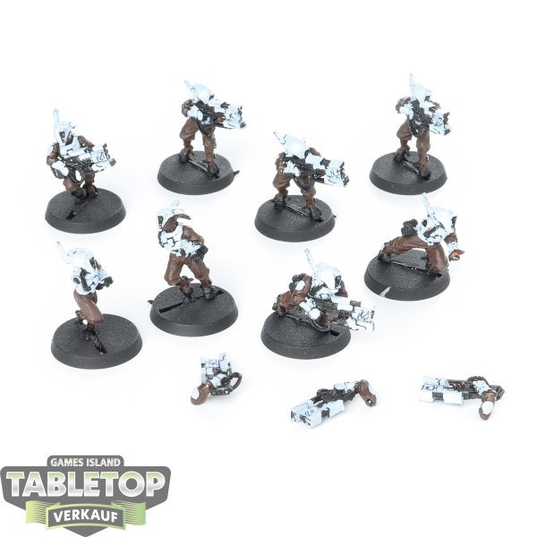 Tau Empire - 8x Pathfinder Team - klassisch - bemalt