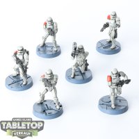 Imperium - 6x Stormtroopers - bemalt