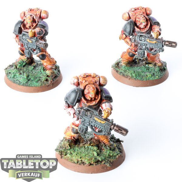 Space Marines - 3 Primaris Eradicators - bemalt